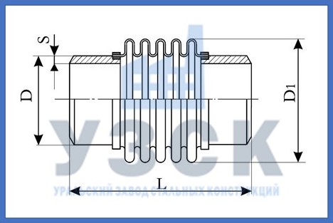Чертёж компенсатора ОПН в Новороссийске