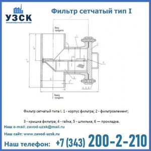 Фильтр сетчатый ФС по Т-ММ-11-2003 в Новороссийске