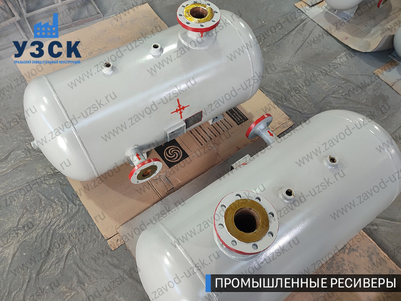 фотография промышленных ресиверовдля газа Новороссийск